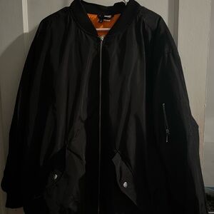 Black Bomber Jacket